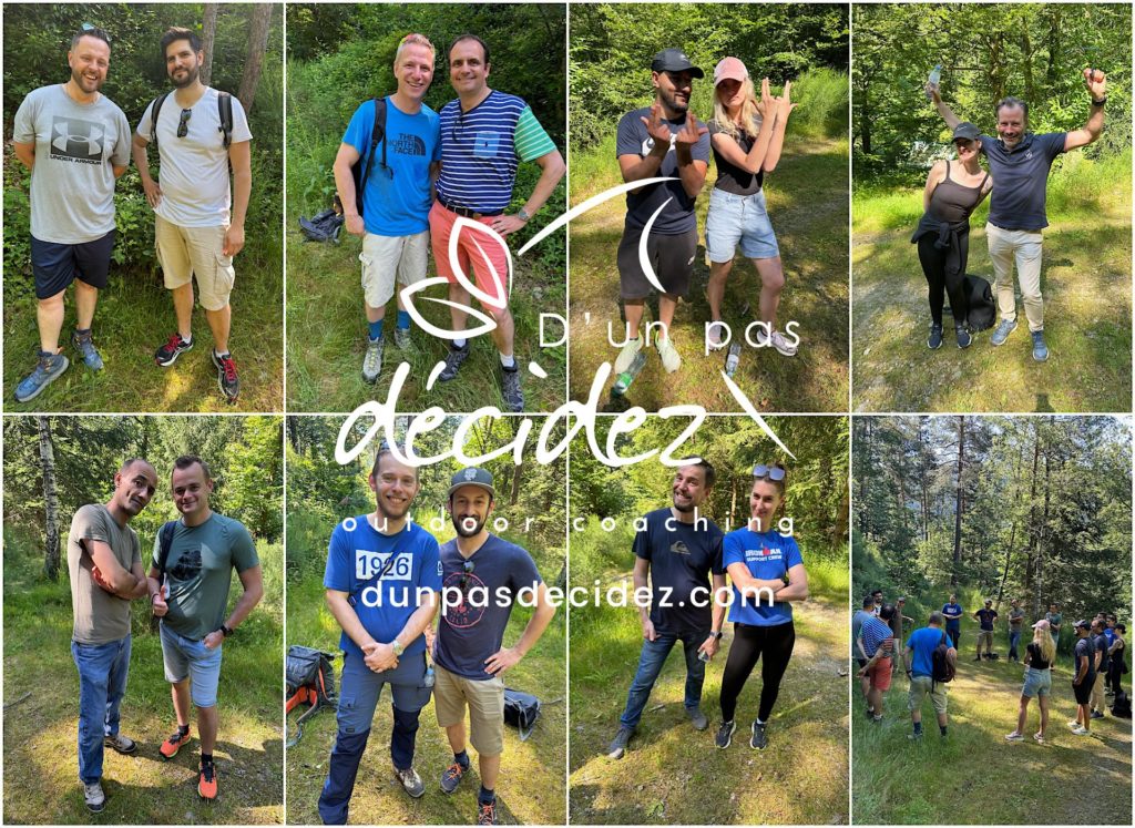 Outdoor Business Coaching avec Réseau Entreprendre Alsace dans le cadre du lancement du Club des Lauréats.